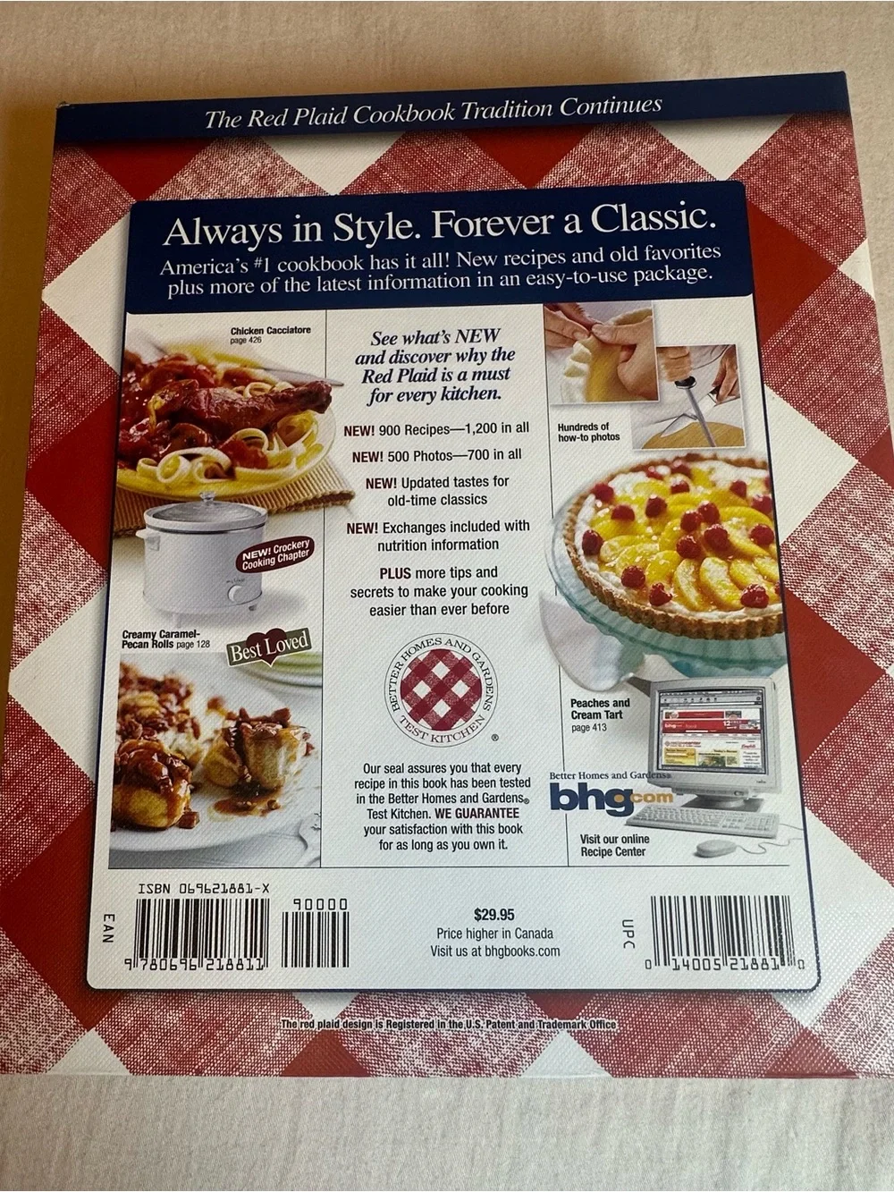 Vintage 12th Edition Better Homes And Gardens Binder New Cookbook 2003